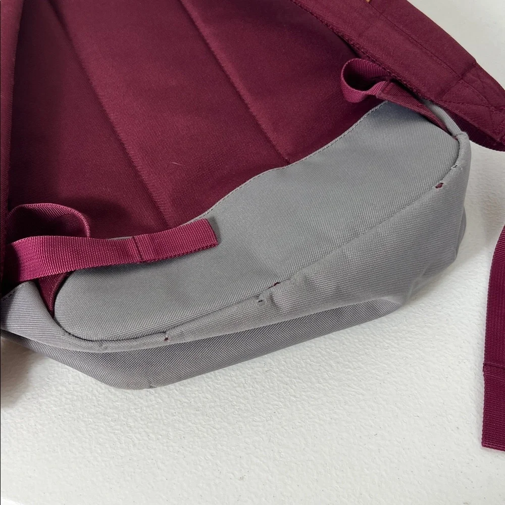 Herschel Supply Company Backpack Maroon and Gray Gold Tone Zipper